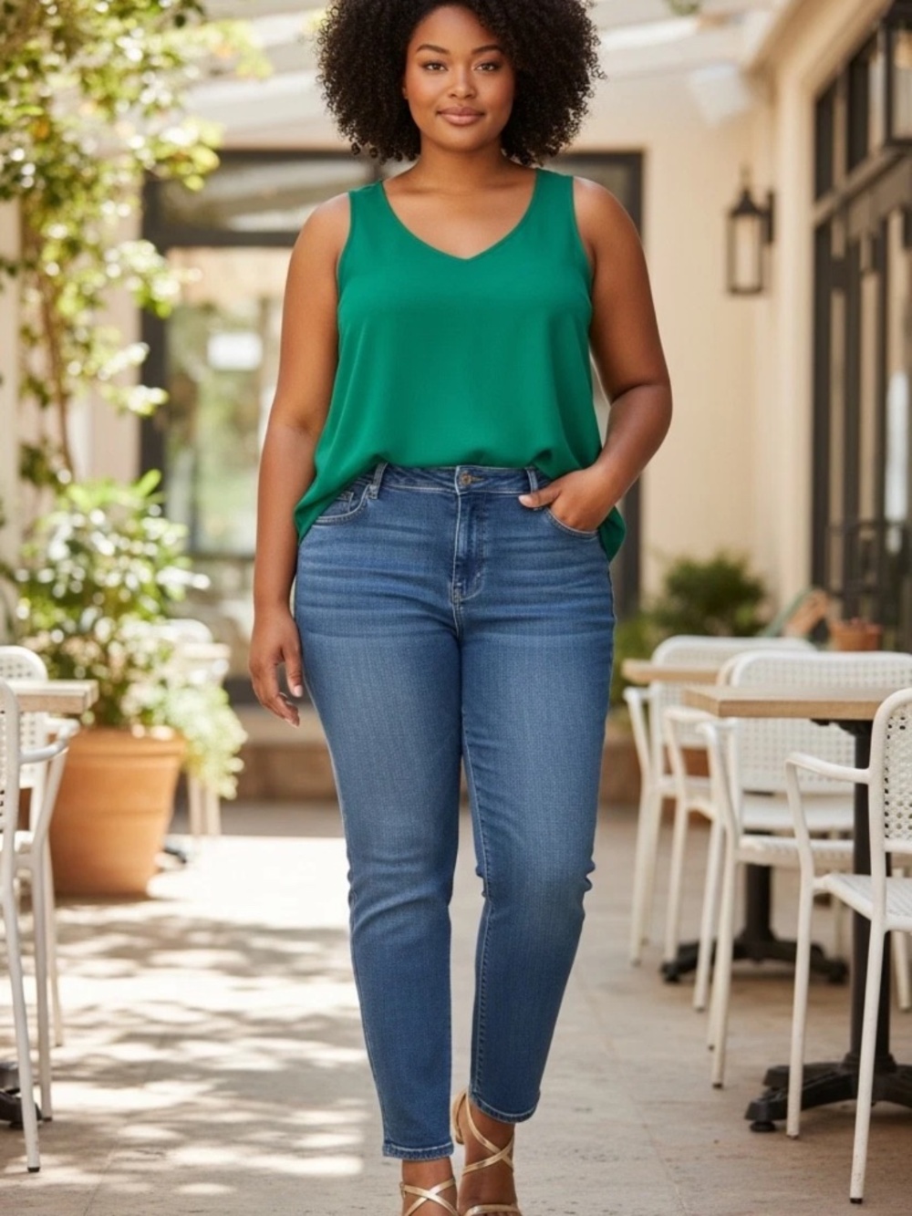 NWT NYDJ Sheri Slim Straight Leg Jeans, Size 16WP